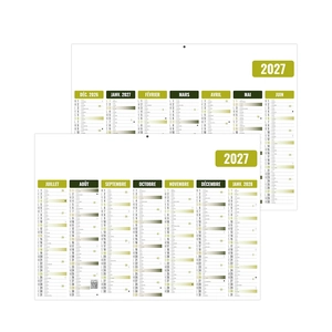 Calendrier bancaire personnalisé pas cher gamme éco personnalisable