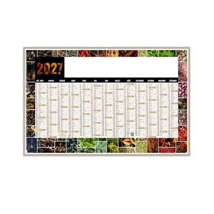 Calendrier bancaire publicitaire 13 mois mosaique - avec photos personnalisable