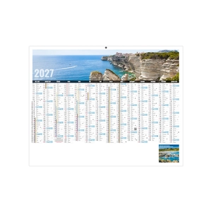 Calendrier bancaire publicitaire corse
