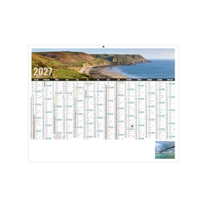 Calendrier bancaire publicitaire normandie personnalisable