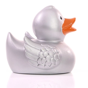 Canard couinant 7,5 cm - convient aux enfants de moins de 3 ans personnalisable