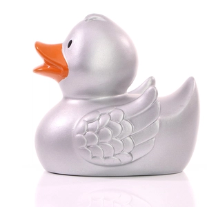 Canard couinant 7,5 cm - convient aux enfants de moins de 3 ans personnalisable