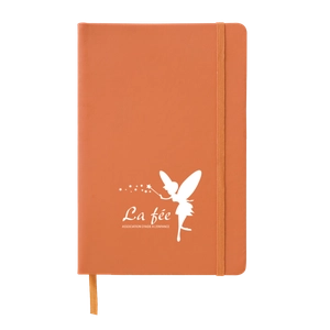 Carnet A5 80 feuilles lignées - avec marquage page ruban personnalisable