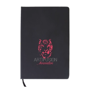 Carnet A5 80 feuilles lignées - couverture soft touch personnalisable