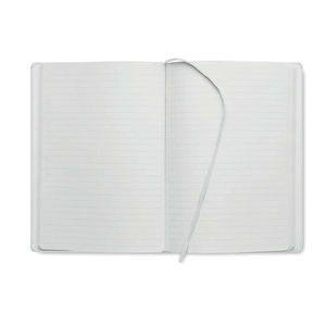 Carnet A5 avec couverture rigide 200 pages lignées - fabrication Europe personnalisable