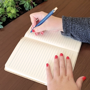Carnet A5 couverture coton et fibres de bambou personnalisable