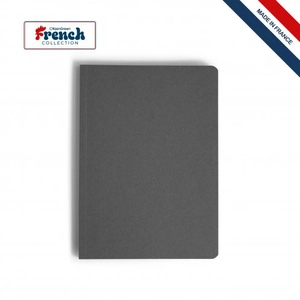 Carnet A5 dos carré collé fabrication française - couverture carton recyclé personnalisable