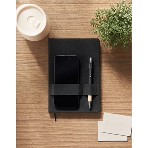 Carnet A5 en feutre RPET 600D à couverture rigide personnalisable
