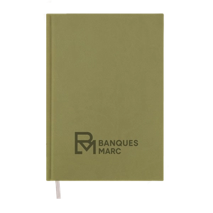 Carnet A5 ligné 128 pages - fabrication France personnalisable