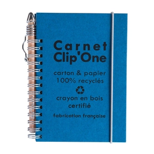 Carnet A6, bloc notes CLIP ONE personnalisable