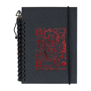 Carnet A6, bloc notes CLIP ONE personnalisable