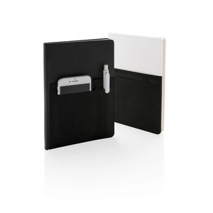 Carnet de notes A5 avec 3 pochettes personnalisable