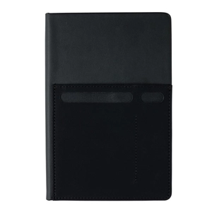 Carnet de notes A5 avec 3 pochettes personnalisable