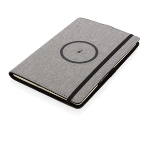 Carnet de notes A5 en RPET - conférencier chargeur induction personnalisable