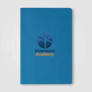 Carnet en papier recyclé à coutures contrastées - A5 personnalisable