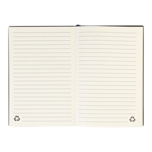 Carnet recouvert de PU recyclé personnalisable