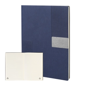 Carnet recouvert de PU recyclé personnalisable
