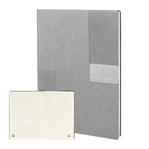 Carnet recouvert de PU recyclé personnalisable