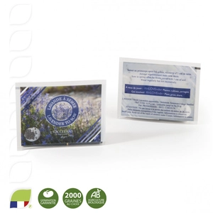 Carte avec sachet de graines personnalisable personnalisable