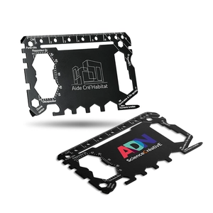 Carte outil multifonction en acier inoxydable personnalisable