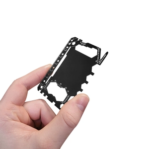 Carte outil multifonction en acier inoxydable personnalisable