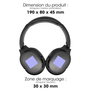 Casque eco sans fil Bluetooth 5.0 avec micro personnalisable