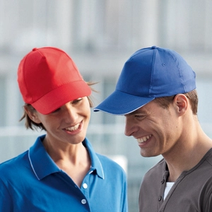 Casquette 5 panneaux fermeture velcro personnalisable