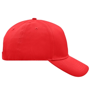 Casquette 5 panneaux OEKOTEX, fermeture velcro personnalisable