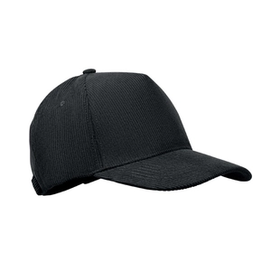 Casquette de baseball à 5 panneaux en velours côtelé de polyester personnalisable