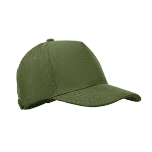 Casquette de baseball à 5 panneaux en velours côtelé de polyester personnalisable