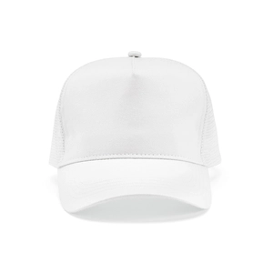 Casquette en coton recyclé avec tissu arrière en RPET - 5 panneaux personnalisable