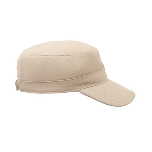 Casquette militaire en coton brossé 260gr/m² avec bande de transpiration personnalisable