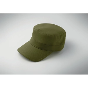 Casquette militaire en coton brossé 260gr/m² avec bande de transpiration personnalisable