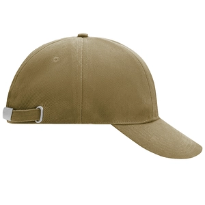 Casquette unie 6 panneaux - visière préformée personnalisable