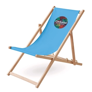 Chaise longue en bois - Transat Fabrication UE personnalisable