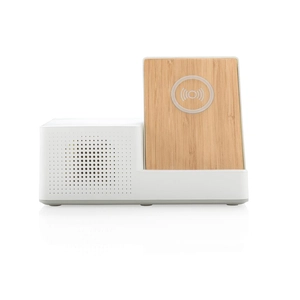 Chargeur à induction 5W Ontario avec enceinte 3W personnalisable