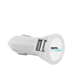 Chargeur de voiture à Led, 2 ports USB personnalisable