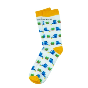 Chaussettes en coton bio made in europe 100% personnalisable personnalisable