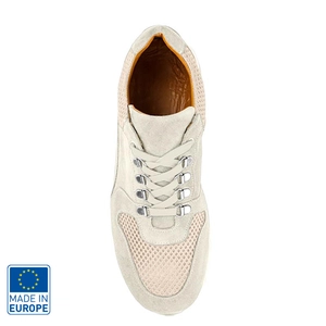 Chaussure Femme en cuir avec lacets en coton ciré - Made In Europe personnalisable