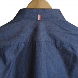 Chemise Denim avec poche poitrine Origine France Garantie personnalisable