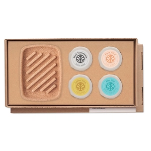 Coffret beauté unisexe avec gel douche, shampoing, gommage personnalisable