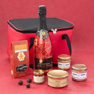 Coffret gourmand  LE MARCHE DE NOEL personnalisable