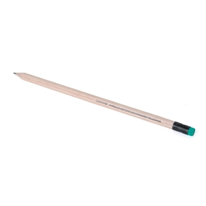 Crayon 17,6cm, sans vernis, rond tête gomme personnalisable