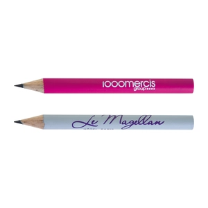 Crayon 8,7cm, vernis couleur, rond tête coupée personnalisable