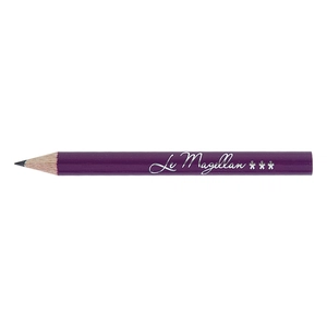 Crayon 8,7cm, vernis couleur, rond tête coupée personnalisable