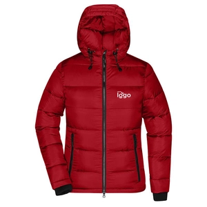 Doudoune Femme pour hiver - en polester recyclé et technologie sorona personnalisable