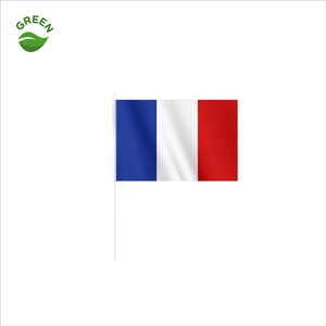 Drapeau de supporter en PET recyclé 15x10 cm - 100% personnalisable personnalisable