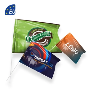 Drapeau de supporter en PVC made in europe - dimension au choix personnalisable