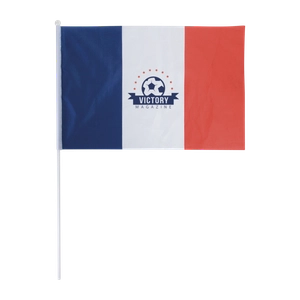 drapeau tricolore - supporter évènement sportif personnalisable