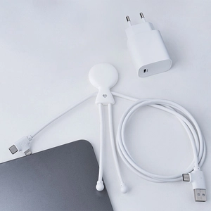 Duo multicâble avec adaptateur 60W XOOPAR - chargement rapide personnalisable